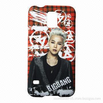 PC Hard Shell Mobile Phone Case for Samsung S5 with IMD/IML, Outside Glossy, Anti-scratch